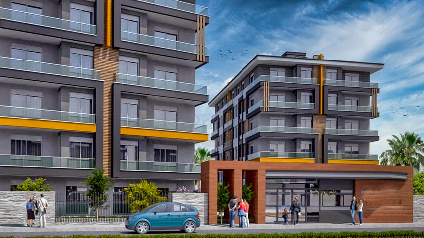 Новый проект в районе Кепез - Анталия 