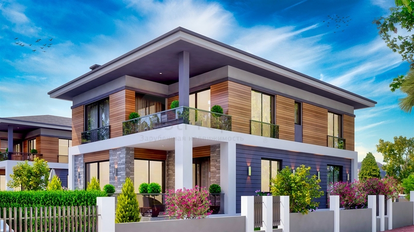 Комплекс Вилл планировки 4+1 в районе Дошемеалты - Анталия 