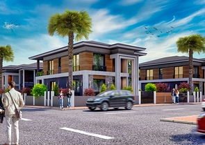 Комплекс Вилл планировки 4+1 в районе Дошемеалты - Анталия 