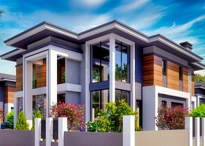 Комплекс Вилл планировки 4+1 в районе Дошемеалты - Анталия 