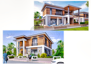 Комплекс Вилл планировки 4+1 в районе Дошемеалты - Анталия 