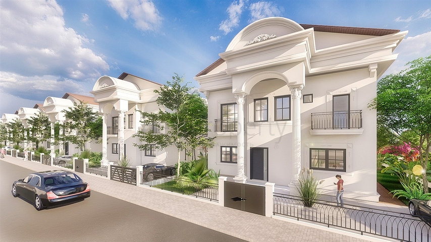 Вилла планировки 6+1 в районе Белек - Анталия 