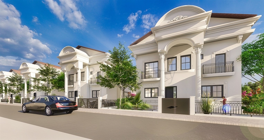 Вилла планировки 6+1 в районе Белек - Анталия 