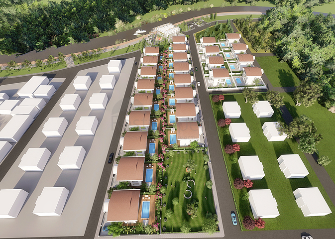 Вилла планировки 6+1 в районе Белек - Анталия 