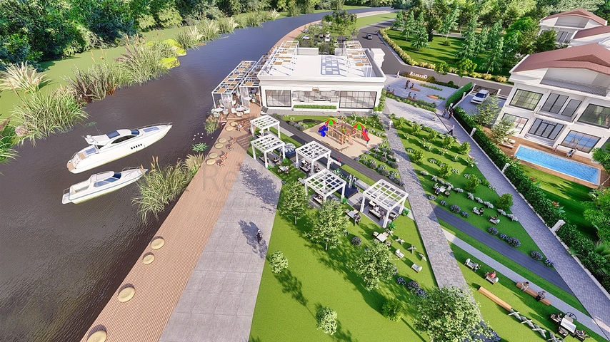 Вилла планировки 6+1 в районе Белек - Анталия 