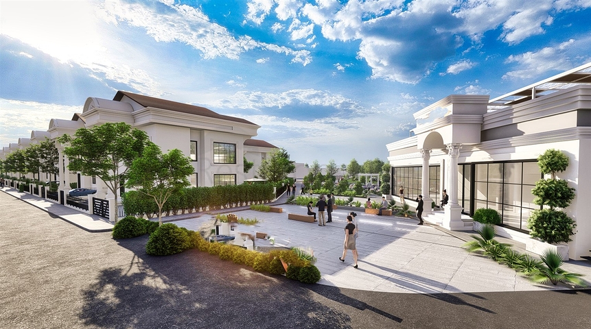 Вилла планировки 6+1 в районе Белек - Анталия 