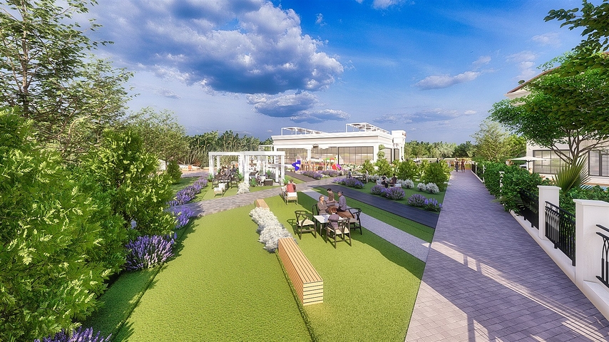 Вилла планировки 6+1 в районе Белек - Анталия 