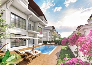 Вилла планировки 6+1 в районе Белек - Анталия 