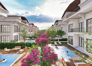 Вилла планировки 6+1 в районе Белек - Анталия 