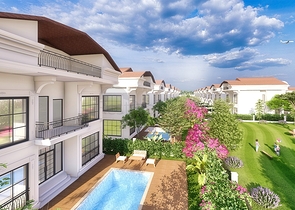 Вилла планировки 6+1 в районе Белек - Анталия 