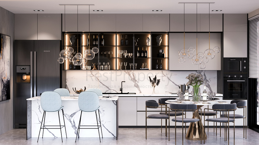 Виллы планировки 5+1 в районе Белек - Анталия 