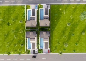 Виллы планировки 5+1 в районе Белек - Анталия 