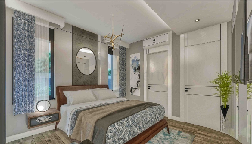 Виллы в комплексе планировки 5+1 в районе Лара - Анталия 