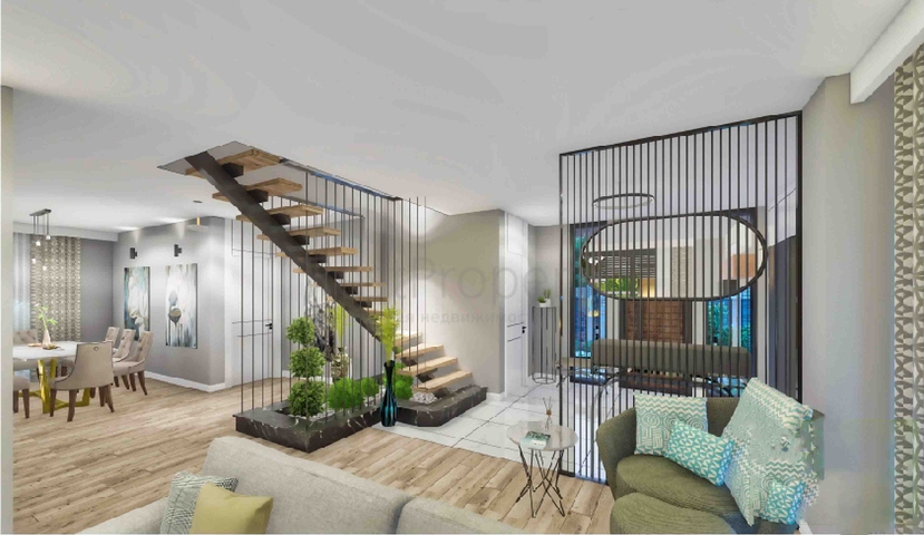 Виллы в комплексе планировки 5+1 в районе Лара - Анталия 