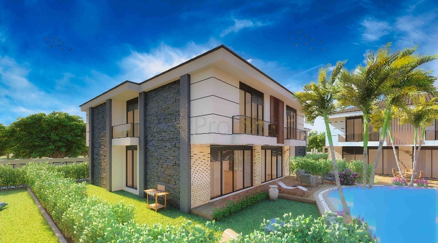 Виллы в комплексе планировки 5+1 в районе Лара - Анталия 