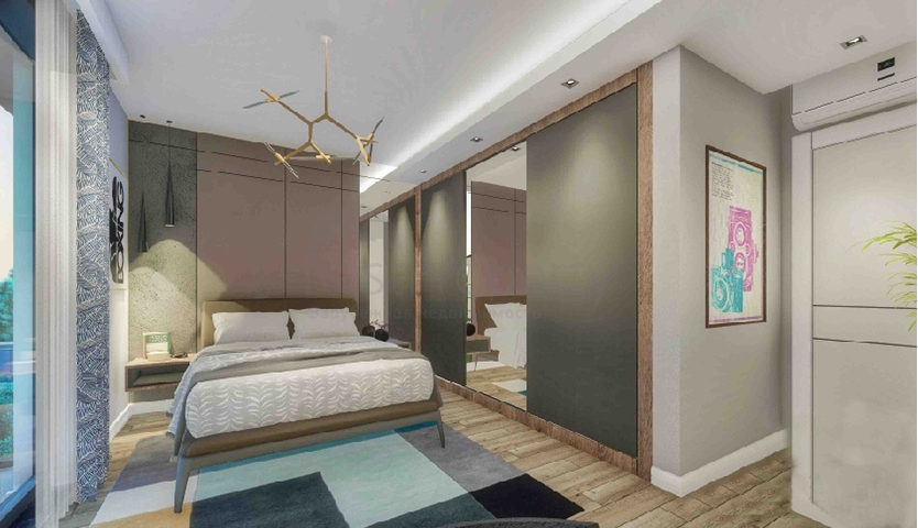 Виллы в комплексе планировки 5+1 в районе Лара - Анталия 