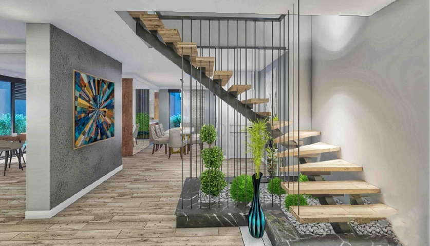 Виллы в комплексе планировки 5+1 в районе Лара - Анталия 