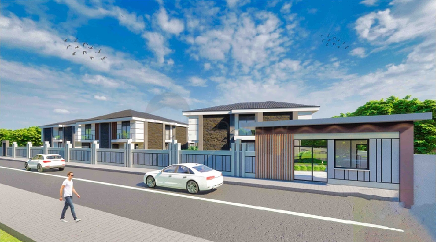 Виллы в комплексе планировки 5+1 в районе Лара - Анталия 