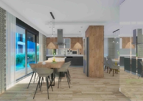 Виллы в комплексе планировки 5+1 в районе Лара - Анталия 