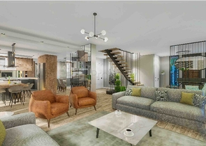 Виллы в комплексе планировки 5+1 в районе Лара - Анталия 