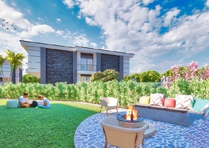 Виллы в комплексе планировки 5+1 в районе Лара - Анталия 