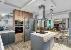 Виллы в комплексе планировки 5+1 в районе Лара - Анталия 