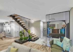 Виллы в комплексе планировки 5+1 в районе Лара - Анталия 