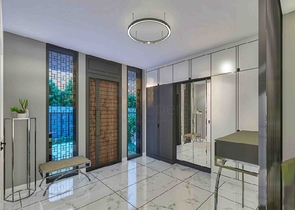 Виллы в комплексе планировки 5+1 в районе Лара - Анталия 