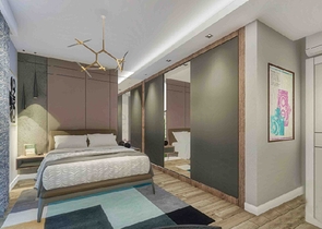 Виллы в комплексе планировки 5+1 в районе Лара - Анталия 