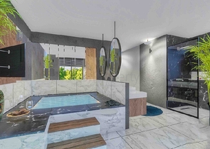 Виллы в комплексе планировки 5+1 в районе Лара - Анталия 