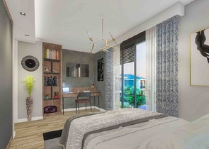 Виллы в комплексе планировки 5+1 в районе Лара - Анталия 