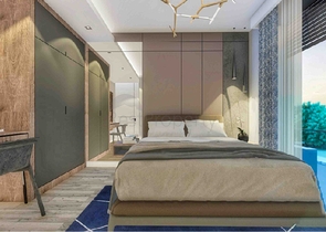 Виллы в комплексе планировки 5+1 в районе Лара - Анталия 