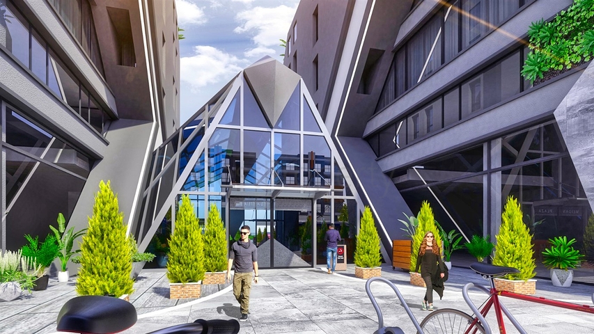 Комерческое помещение под офис в центре города Анталия 