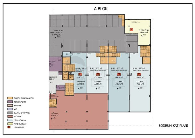 Комерческое помещение под офис в центре города Анталия 