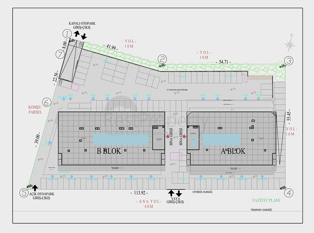 Комерческое помещение под офис в центре города Анталия 