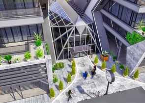 Комерческое помещение под офис в центре города Анталия 