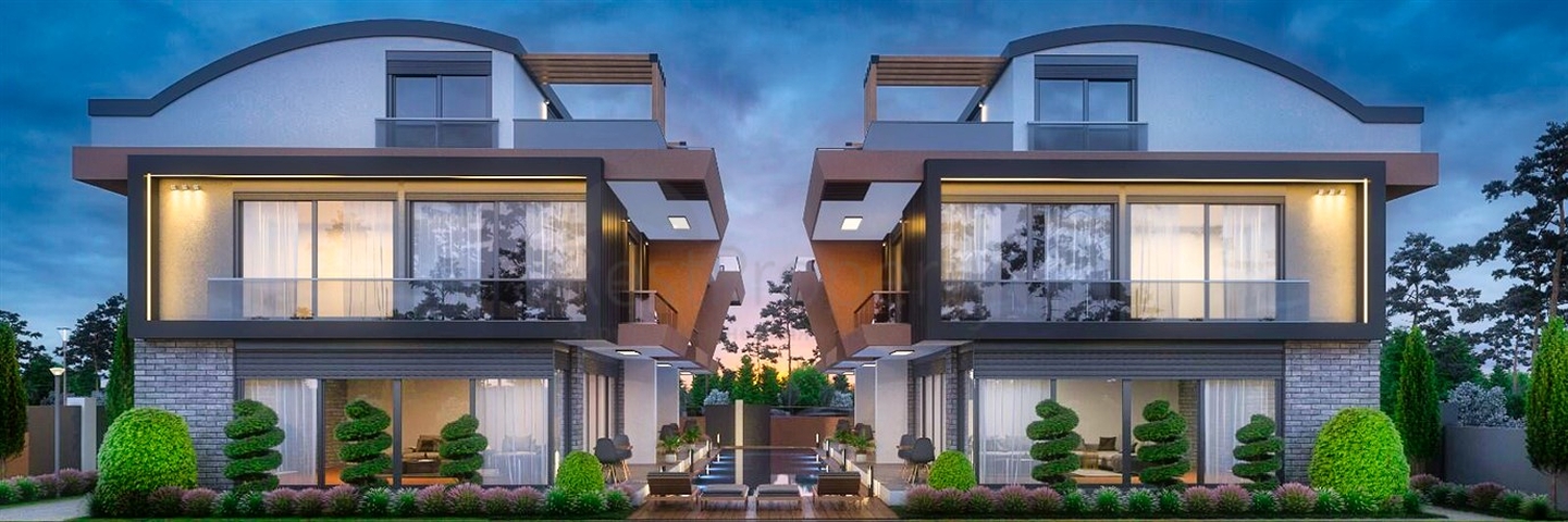 Вилла планировки 4+1 в микрорайоне Гузельоба - Анталия 