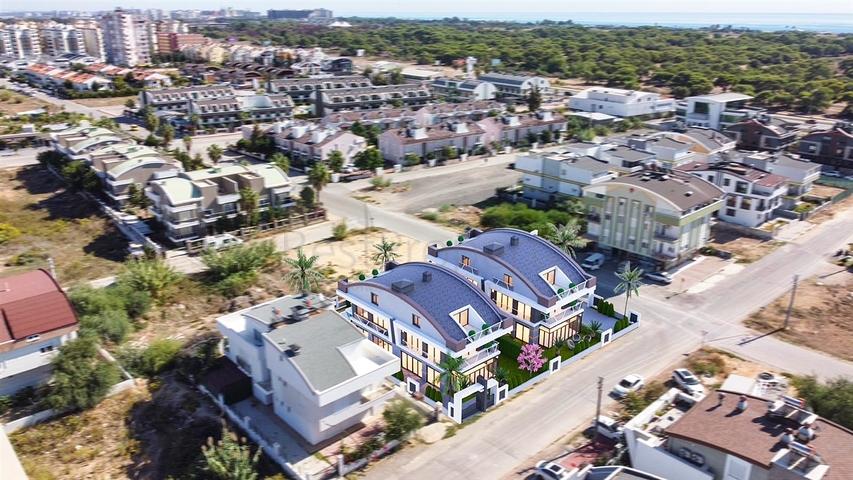 Вилла планировки 4+1 в микрорайоне Гузельоба - Анталия 