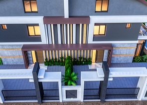 Вилла планировки 4+1 в микрорайоне Гузельоба - Анталия 