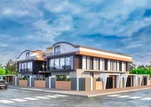 Вилла планировки 4+1 в микрорайоне Гузельоба - Анталия 