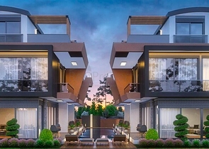 Вилла планировки 4+1 в микрорайоне Гузельоба - Анталия 