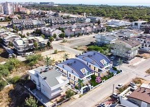 Вилла планировки 4+1 в микрорайоне Гузельоба - Анталия 