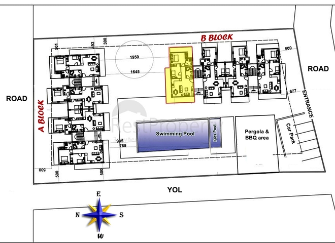 Квартира планировки 2+1 в районе Белек - Анталия 