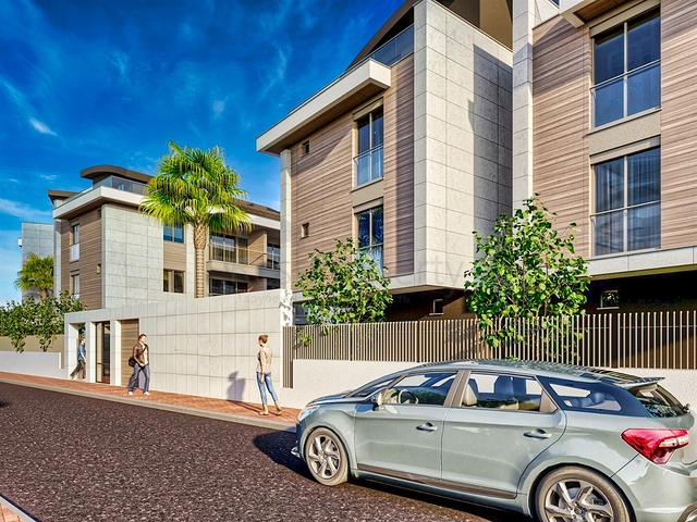 Квартиры планировки 1+1 , 2+1 и 3+1 в микрорайоне Эрменек - Анталия 