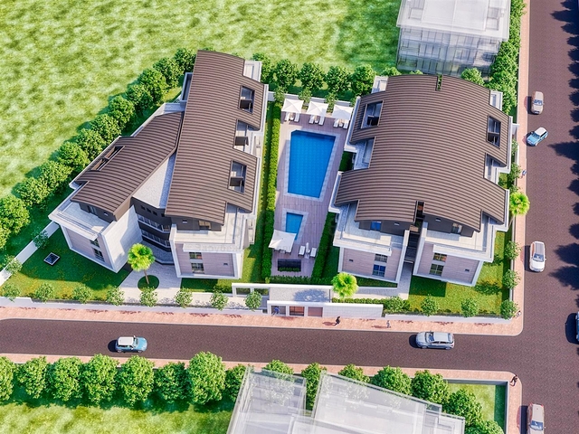 Квартиры планировки 1+1 , 2+1 и 3+1 в микрорайоне Эрменек - Анталия 