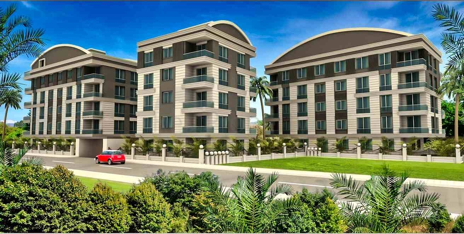 Квартиры планировки 2+1 и 3+1 в микрорайоне Гебизли - Анталия 