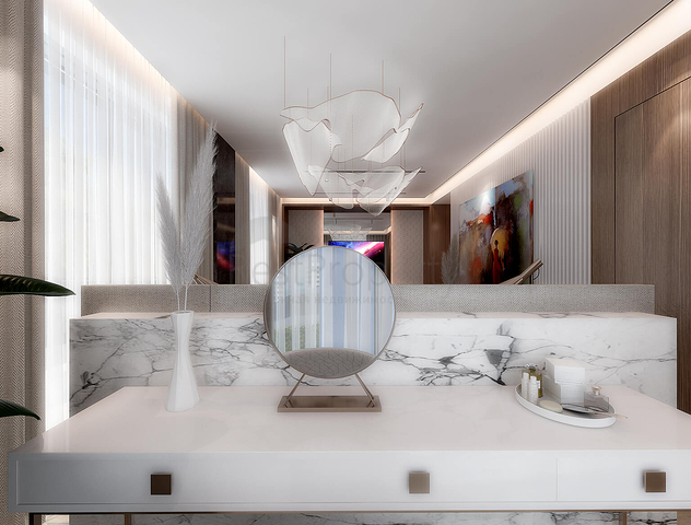 Виллы планировки 5+2 в районе Дошемеалты - Анталия 