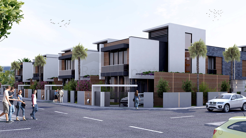 Виллы планировки 5+2 в районе Дошемеалты - Анталия 