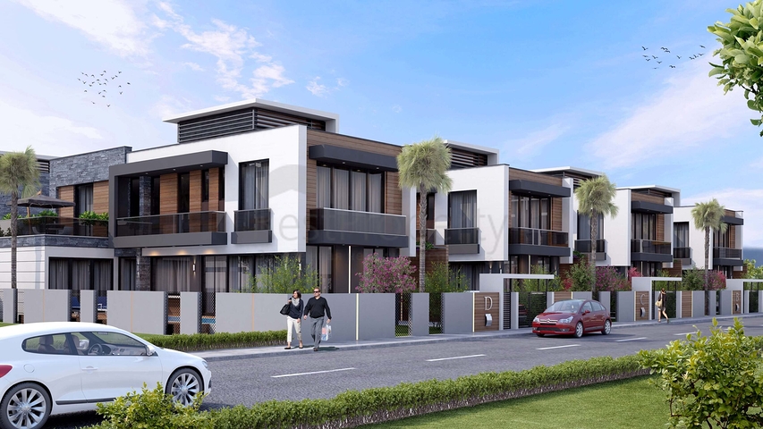 Виллы планировки 5+2 в районе Дошемеалты - Анталия 