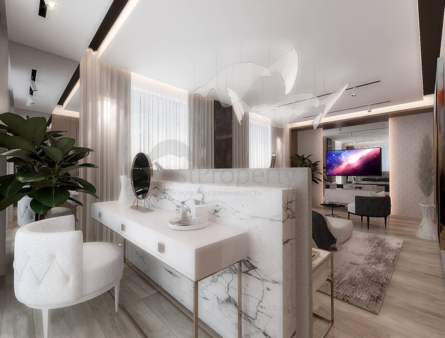 Виллы планировки 5+2 в районе Дошемеалты - Анталия 